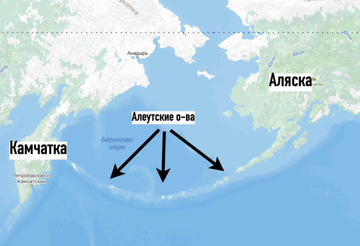 Пролив между камчаткой и америкой. Алеутские острова на карте. Аляска и Алеутские острова. Где находятся Алеутские острова на карте.