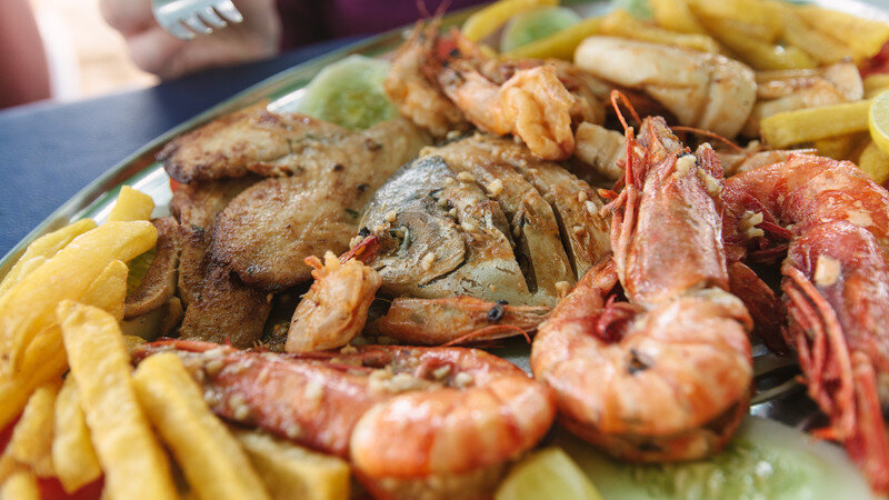 Индия. Гоа. Жареные креветки (фото из открытых источников).