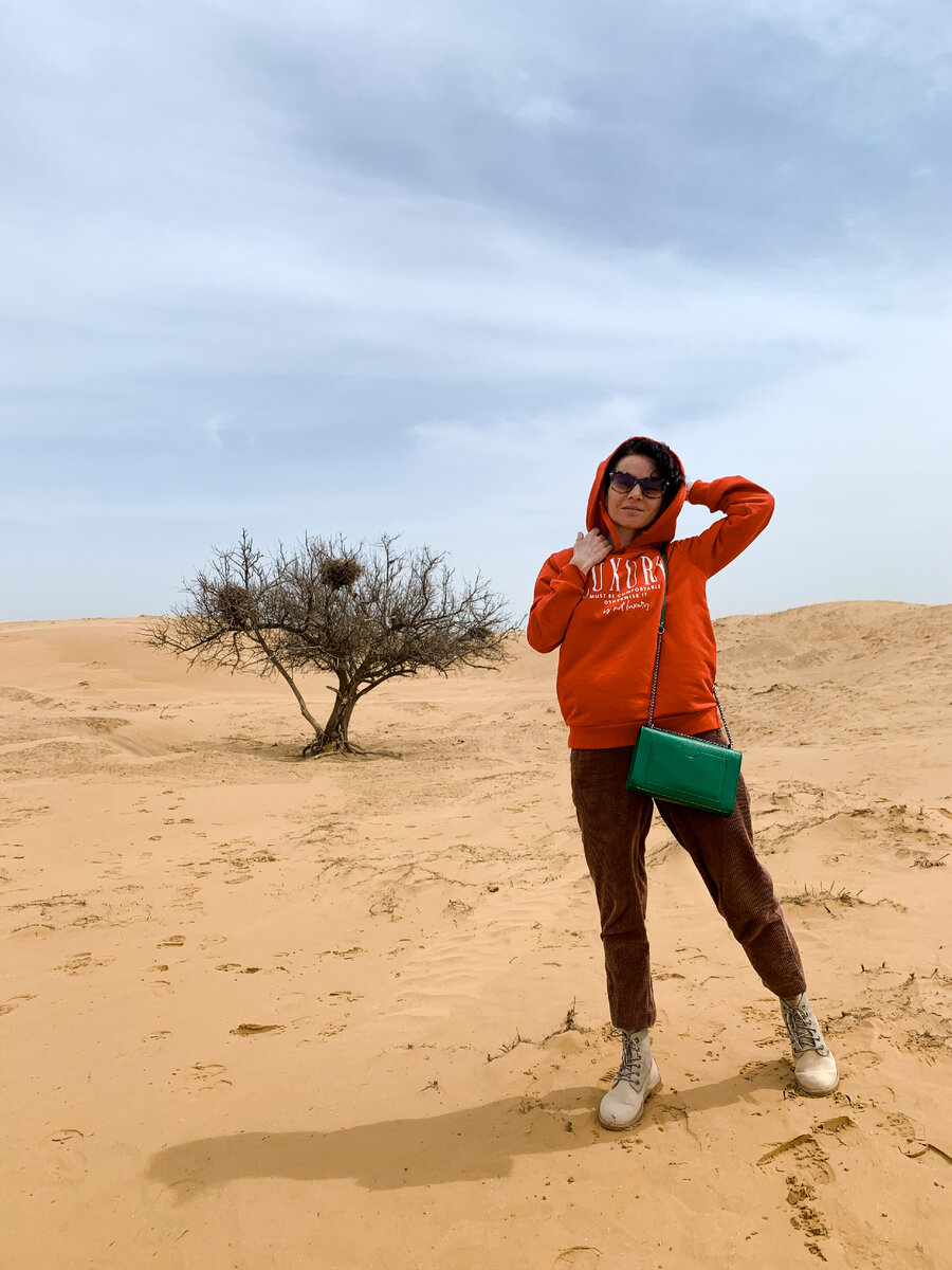 И это тоже Калмыкия. Недалеко от поселка Адык можно "телепортироваться" в Африку. Этот пейзаж мне напомнил намибийскую пустыню. Фото автора