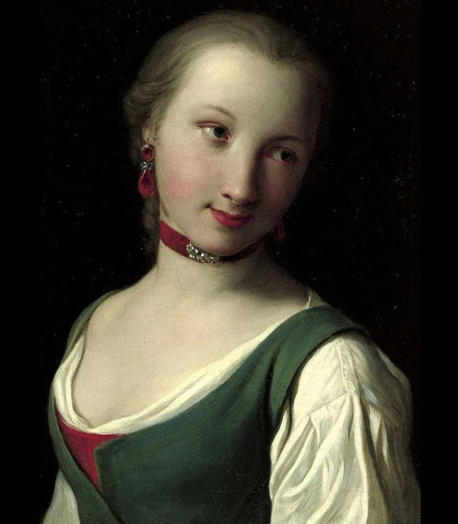 Девушка. худ. П. А. Ротари. 1760-е гг. Источник: яндекс.картинки