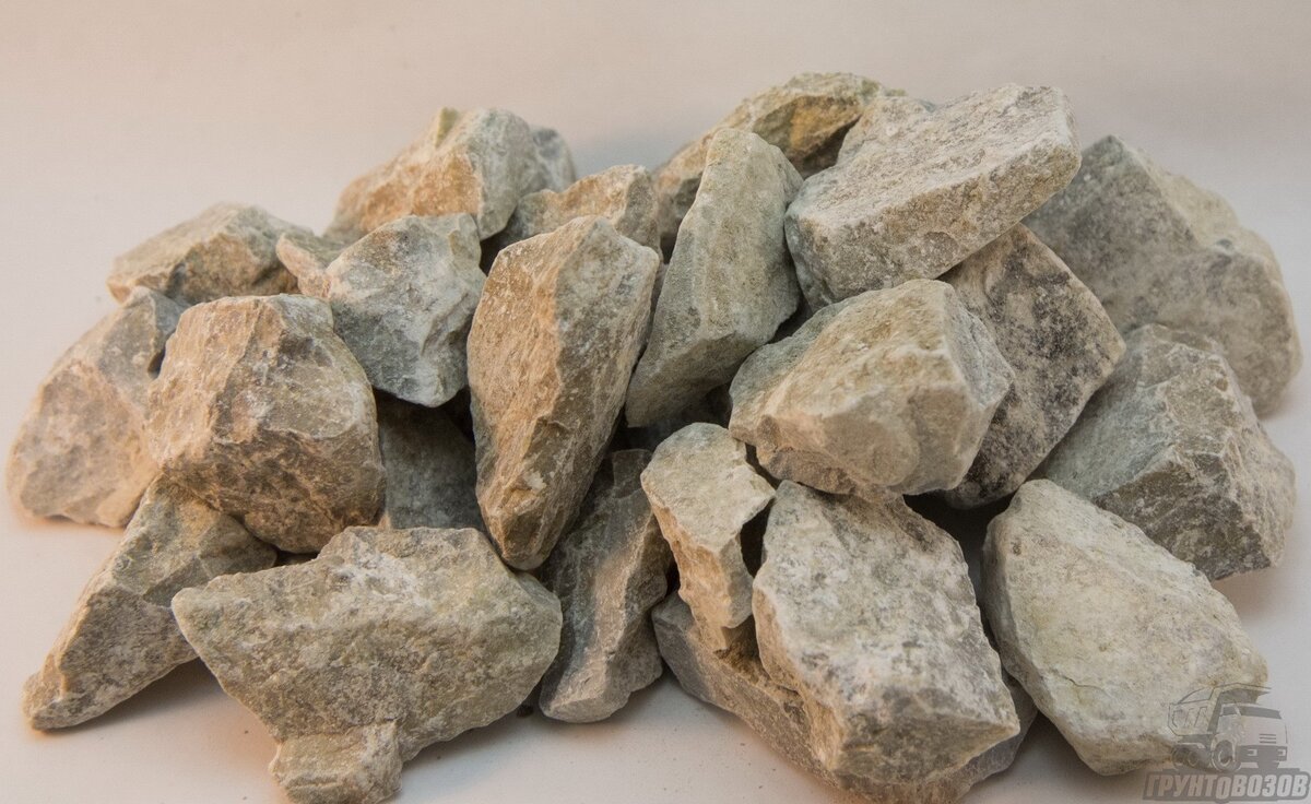 Образец известнякового щебня 20-40