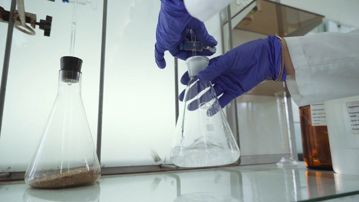 Проведение испытаний в лаборатории