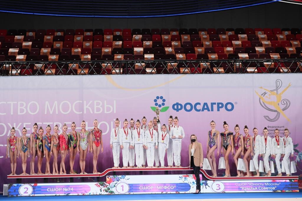 С 27 по 30 апреля в Москве на главной арене «Дворца гимнастики Ирины Винер-Усмановой» состоялось командное Первенство Москвы по художественной гимнастике.