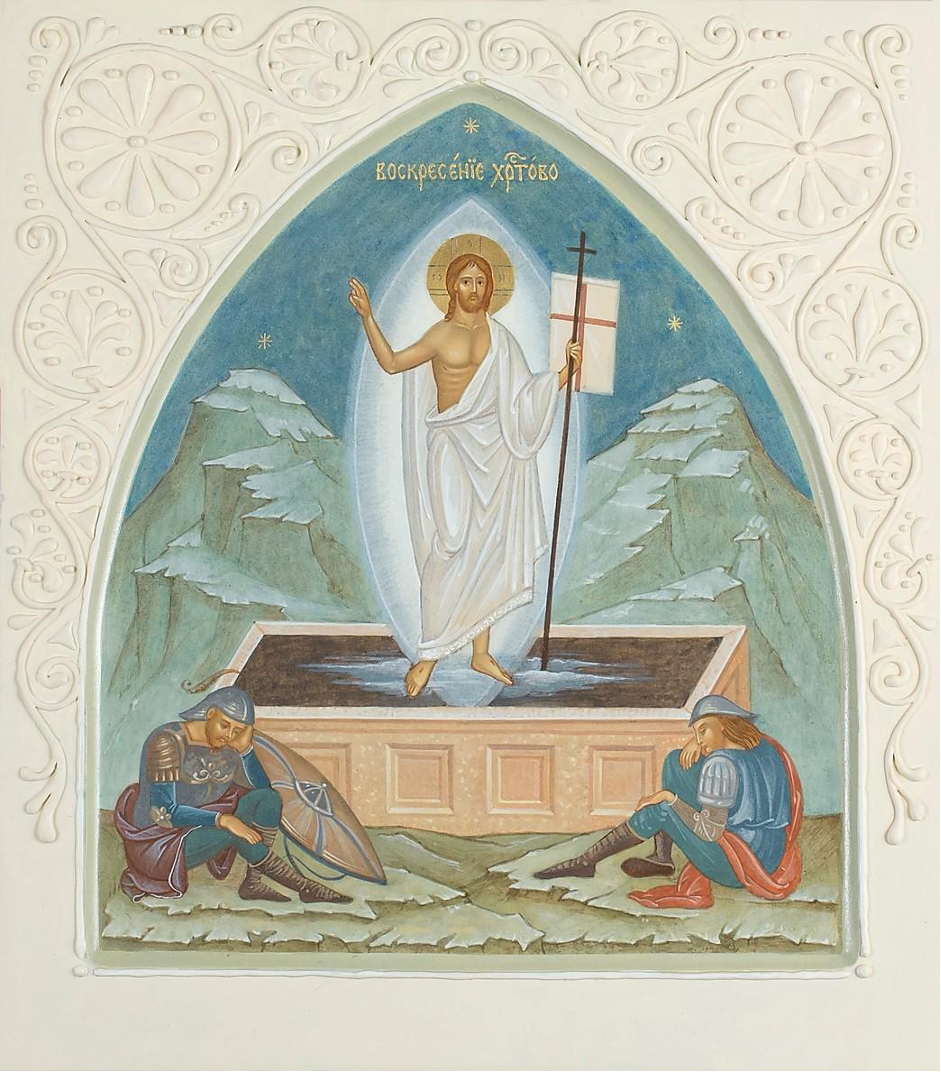 Икона Воскресения Христова в Никольском храме в Никулино