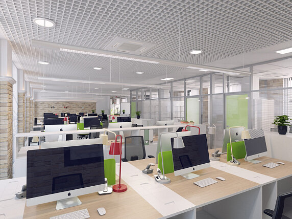 Интерьер современного офиса должен быть оформлен в едином стиле, иначе дизайн будет смотреться негармонично, раздражать посетителей и понижать уровень рабочей продуктивности сотрудников компании