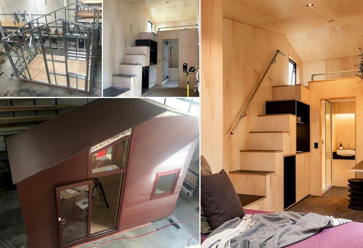 Новозеландская компания Steel Frame Solutions строит такие дома на заказ под запросы клиента любых размеров и планировок.