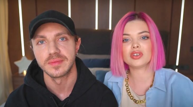 Александр Хоменко и Натали Ящук. Фото: Скриншот видео блогерской пары на YouTube