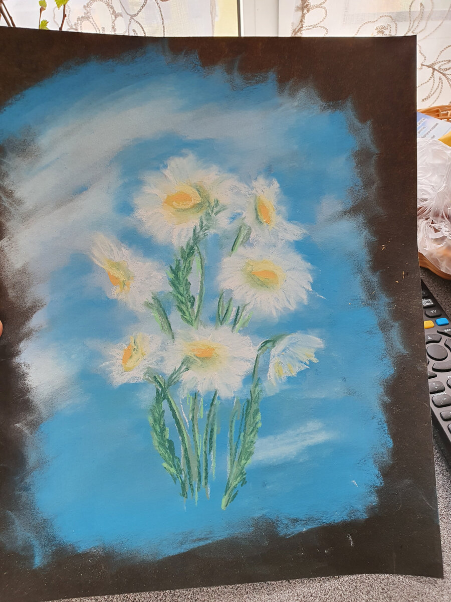 Это типа рисунок, который нужно было рисовать быстро штрихи, особо не продумывая каждую линию. Ну он так себе..