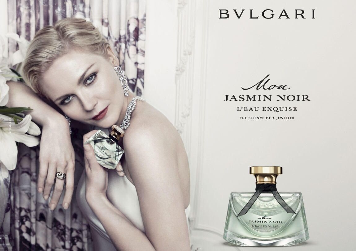 Кирстен Данст в рекламной кампании аромата Mon Jasmin Noir L'Eau Exquise