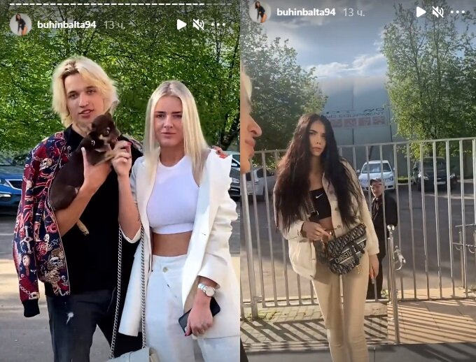 Глеб Малмыгин и Кристина Лясковец, Ира Пингвинова  (фото из Instagram) 