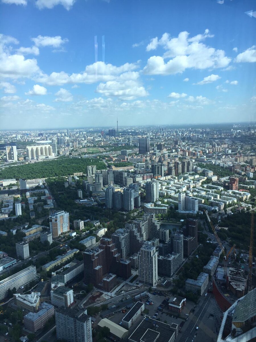 Москва. Вид со смотровой площадки