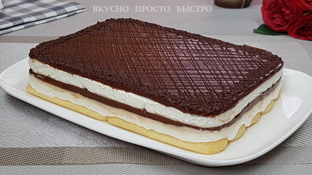Вкусный торт без выпечки - рецепт на канале Вкусно Просто Быстро