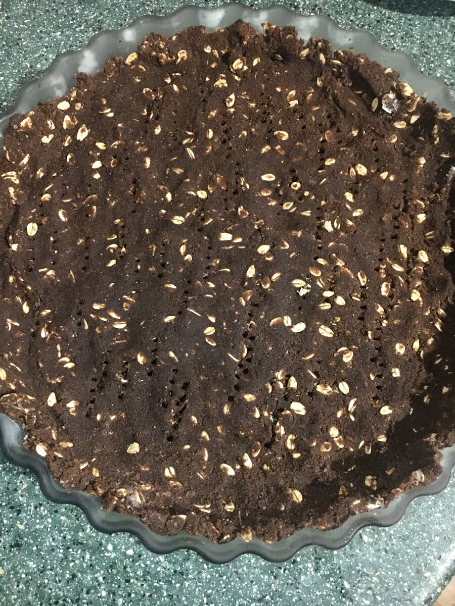 Основа для пирога из льняной муки