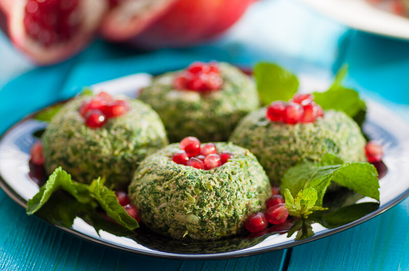 Грузинская кухня, салат с фасолью