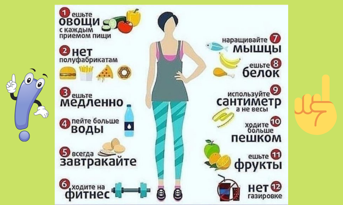Начинающий день. Советы по похудению. Полезные советы для похудения. Полезные советы худеющим. Правильное питание для похудения в домашних