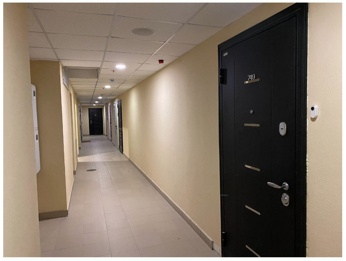 Внутренняя отделка общих коридоров дома 23 (корпус 1) по Красногорскому бульвару. Фото: Артём Седов