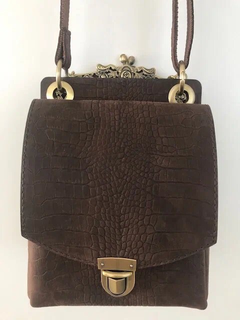 Кожаная сумка "Жанелль-20". Ателье Ирины Берзиной 