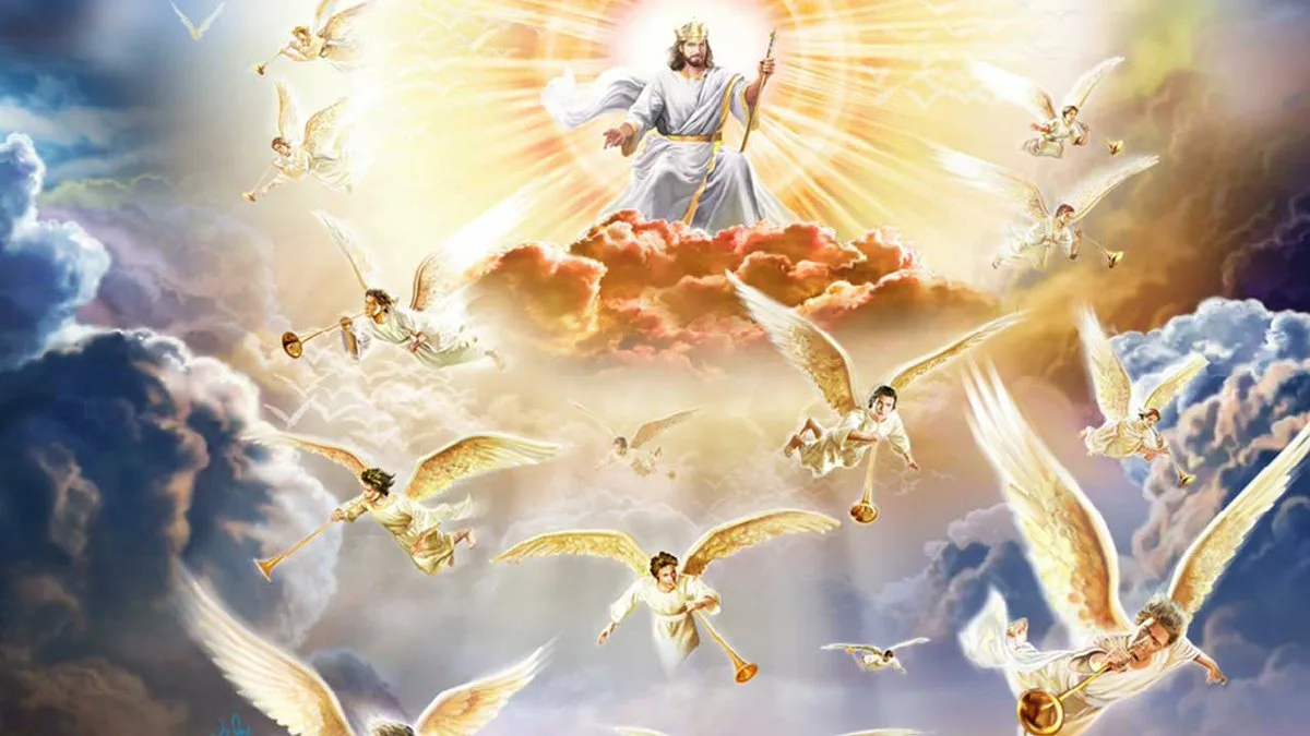 Господь царствует. Господь царствует. Икона пророк сидящий с ангелом. Ибо кто постыдится меня. Господь царствует он облечен величием.