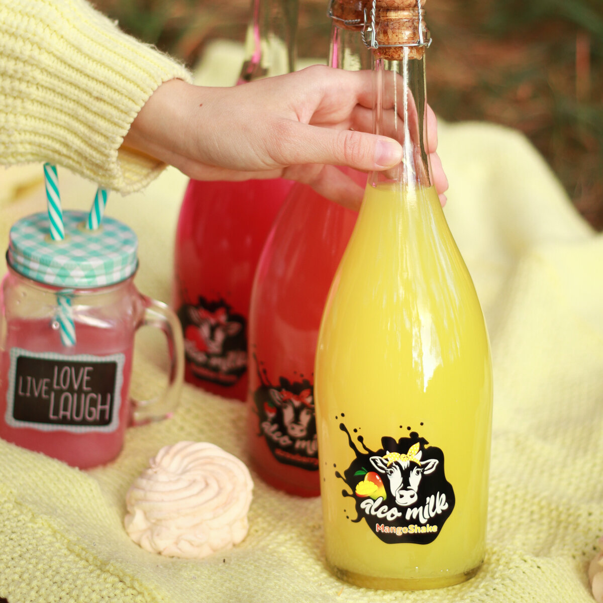 Коктейль «Alсo Milk» MangoShake от Минского завода игристых вин