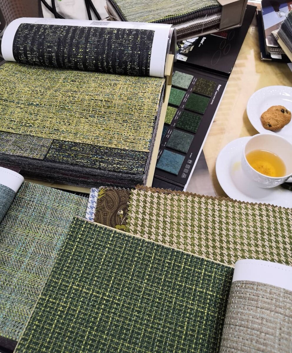 Процесс подбора ткани