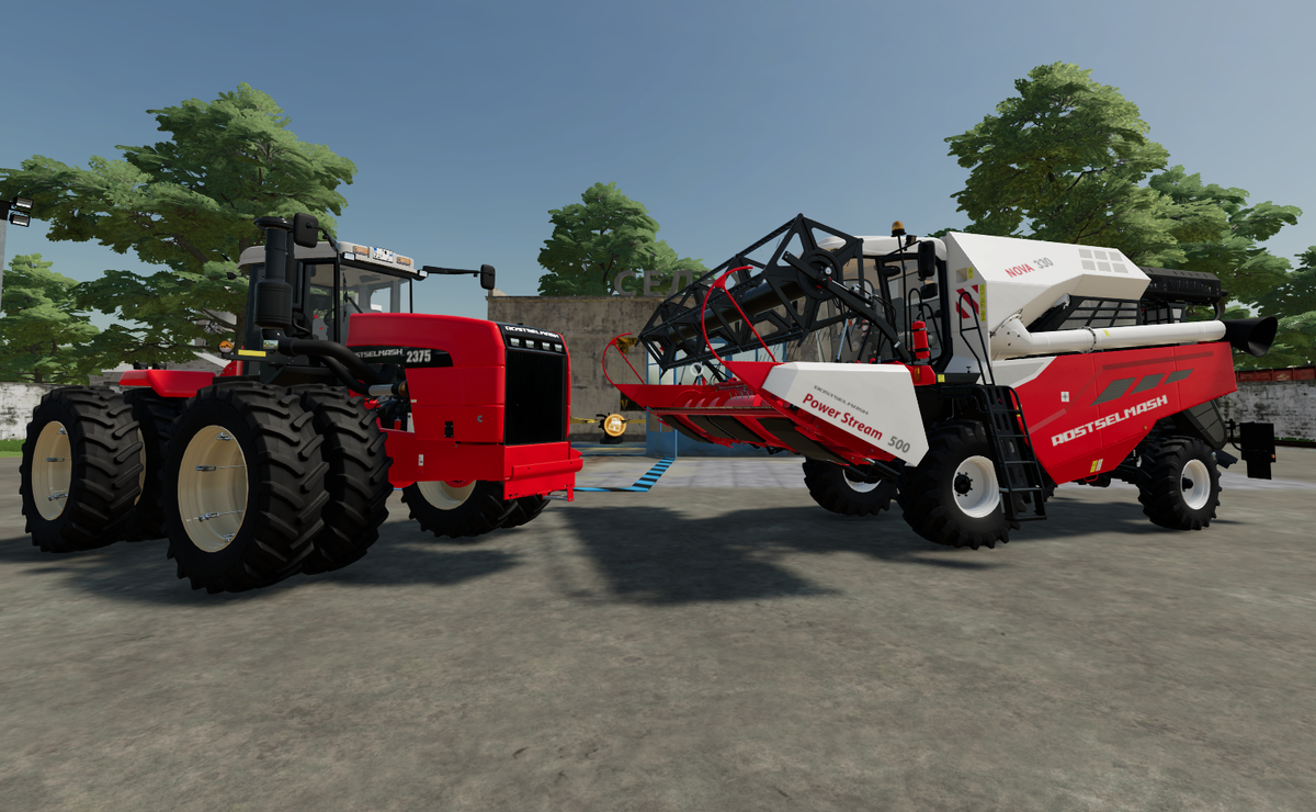 В FS22 место нашлось только двум "россиянам" - RSM 2375 и NOVA 330