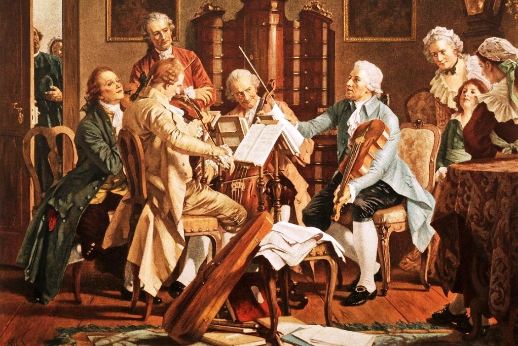 Иоганн Петер Саломон. Гайдн квартеты. Гайдн Йозеф квартет. Йозеф Гайдн дирижирует.