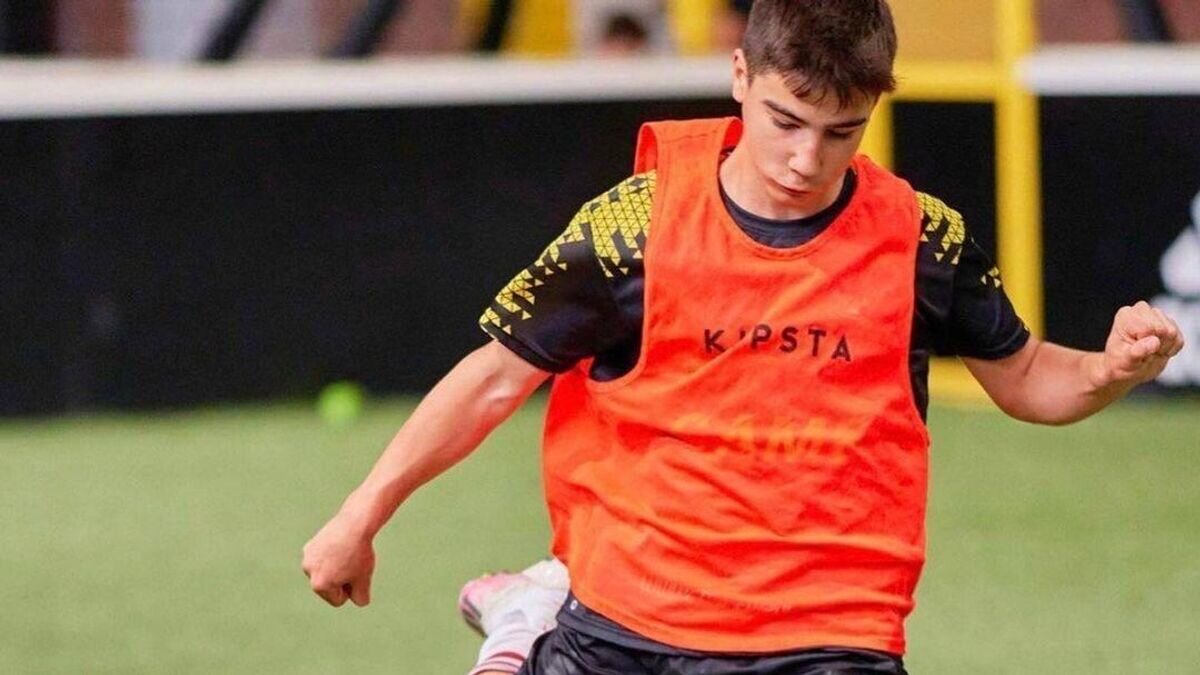    Российский футболист Саид Джаватханов.© Фото : Страница министерства по физической культуре и спорту Республики Дагестан в социальной сети ВКонтакте