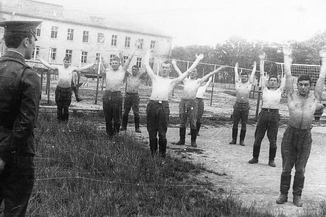 утренняя гимнастика...