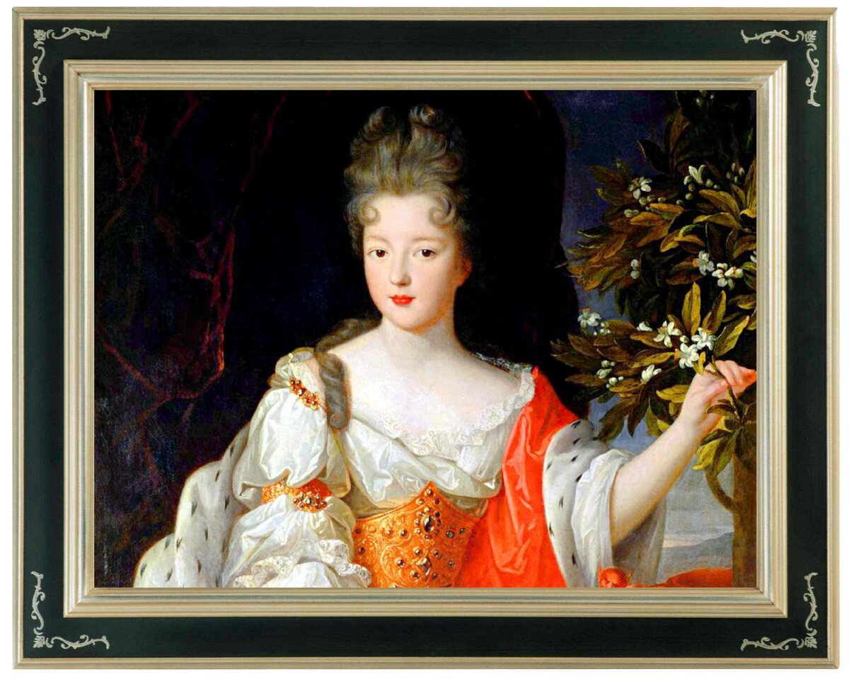 Мадам герцогиня — Луиза Франсуаза де Бурбон. Портрет кисти неизвестного художника, Версальский дворец.