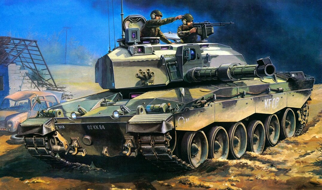 Основной танк "Challenger 2", Косово, май 2000 г.