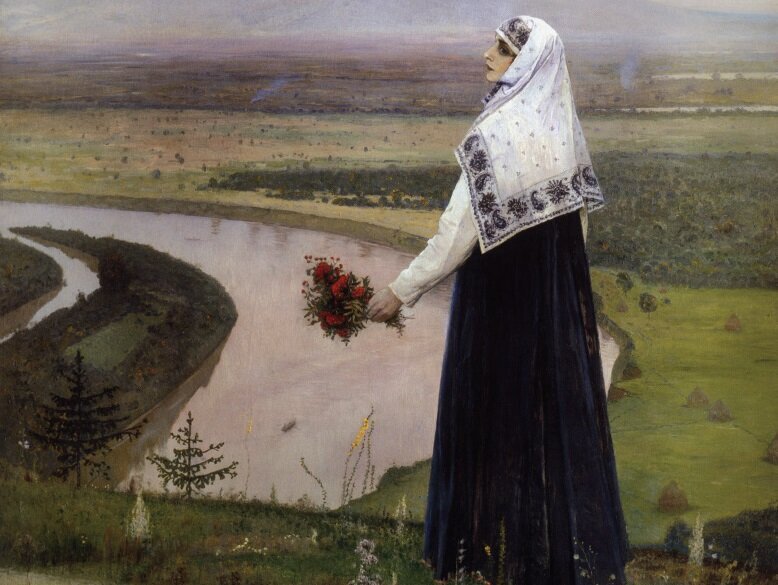 М.В. Нестеров «На горах» (1896)