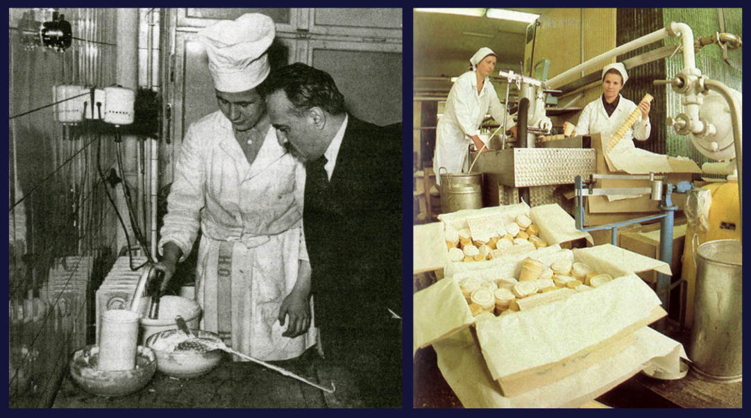 Нарком Микоян лично контролировал производство мороженого 
Источник: https://fishki.net/1884115-istorija-sovetskogo-morozhenogo.html