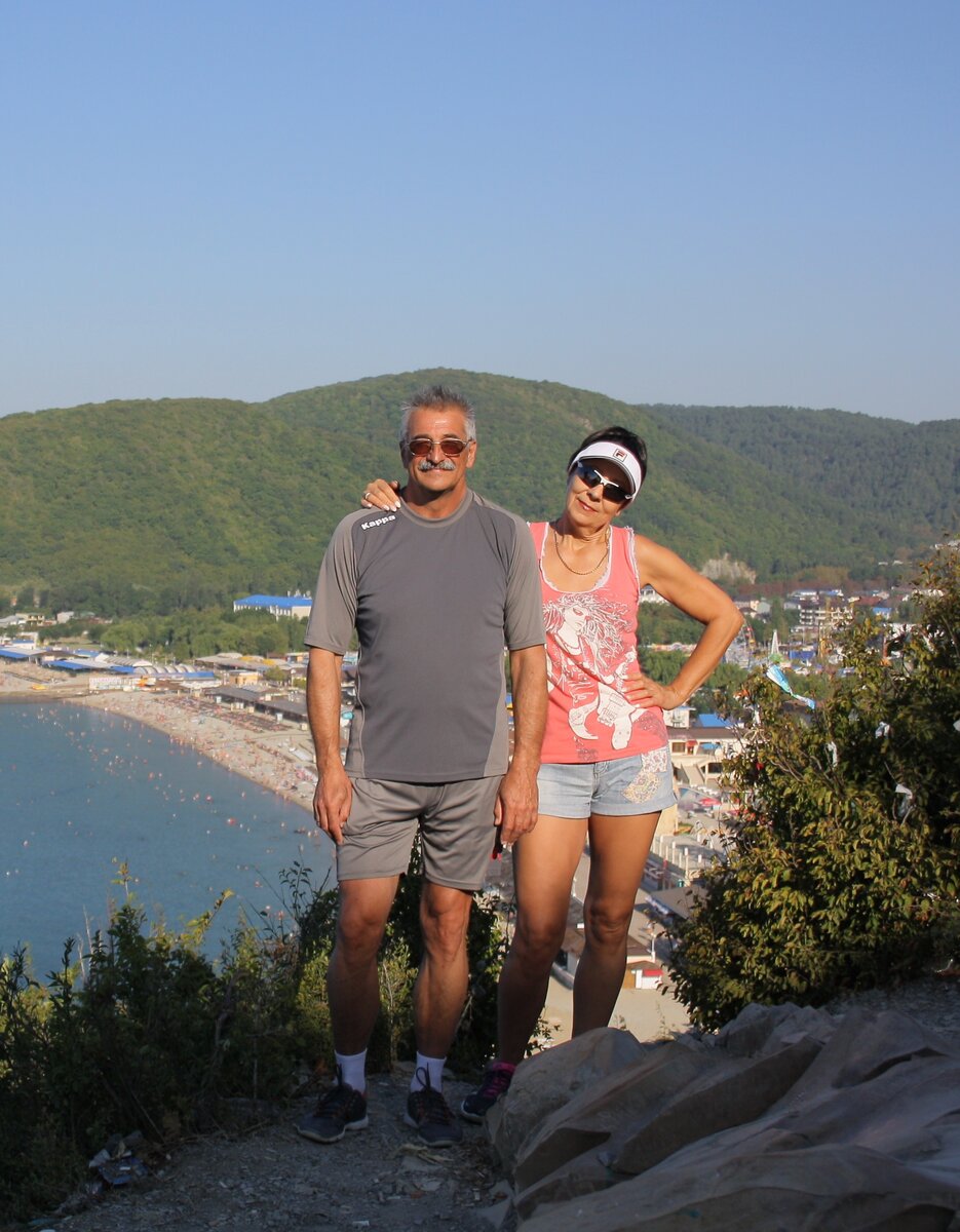 На море, сентябрь 2015 года, нам по 60 лет