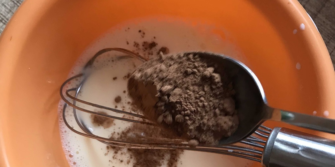 Шоколадный фондан в микроволновке (Рубрика "5 шагов - завтрак готов")