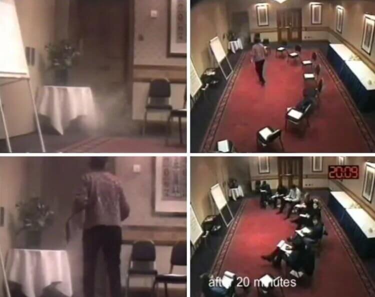 Кадры с места проведения эксперимента 