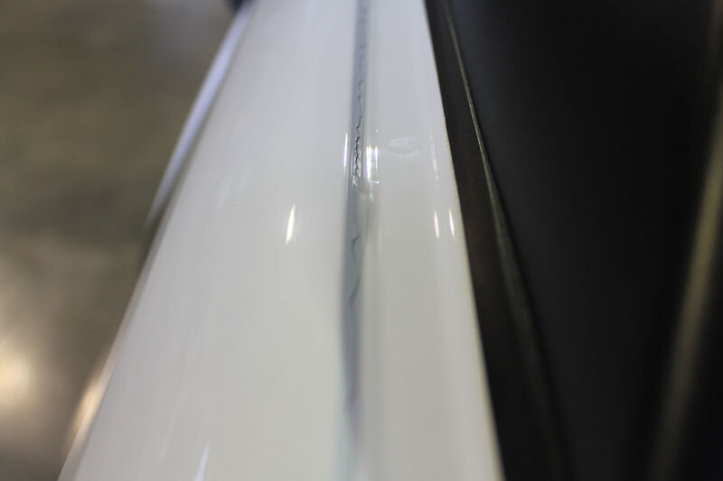 Трещина ЛКП в районе водостока на крыше