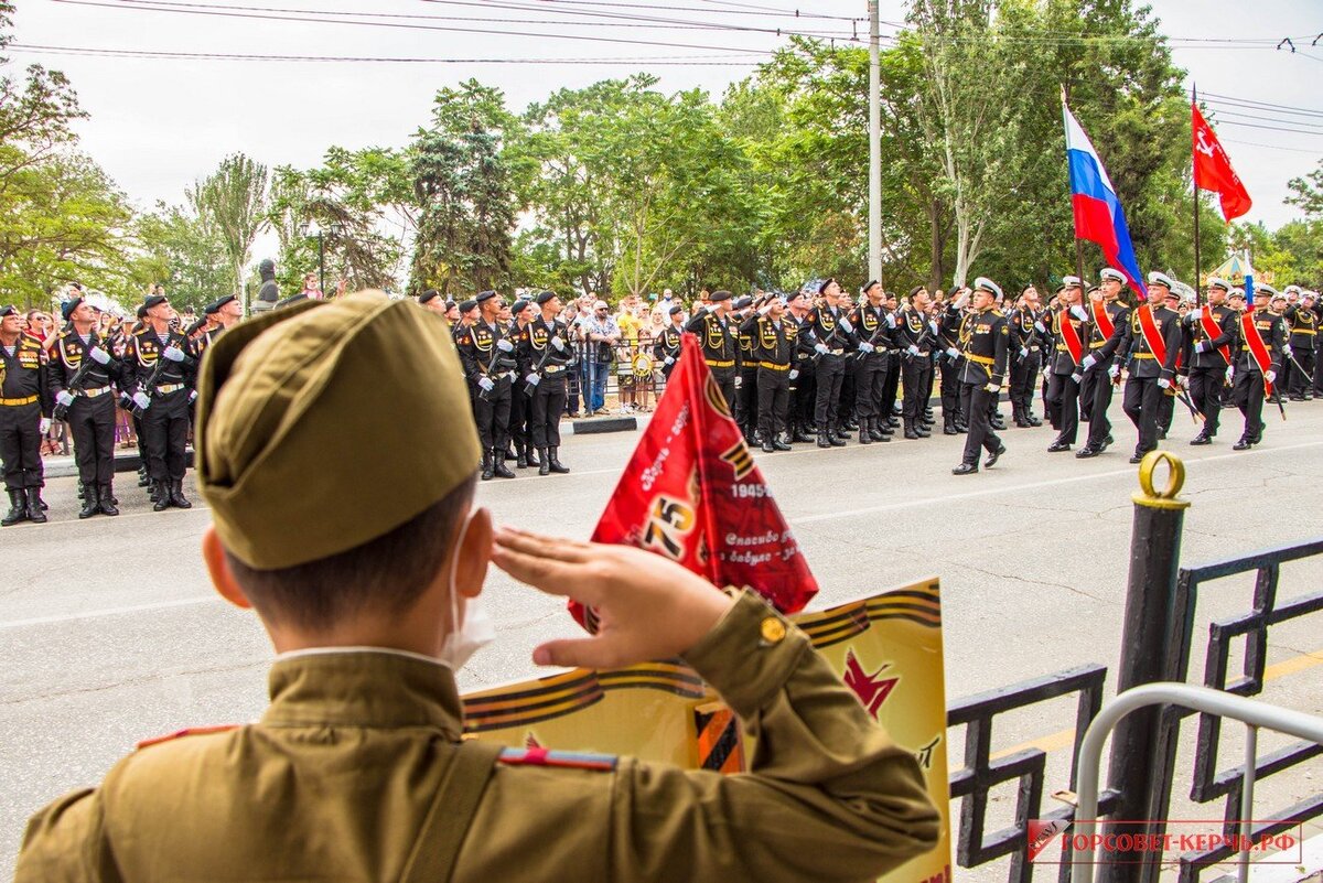  Парад Победы в Керчи // Фото: пресс-служба горсовета Керчи 