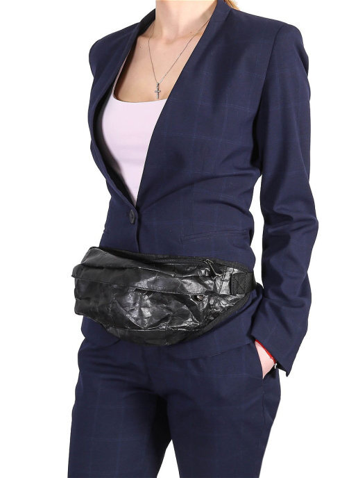 Ranzel / Поясная сумка Багги черный/ Сумка бананка/ Подарок мужчине/ Поясная сумка/ Бананка/ Сумка на плечо