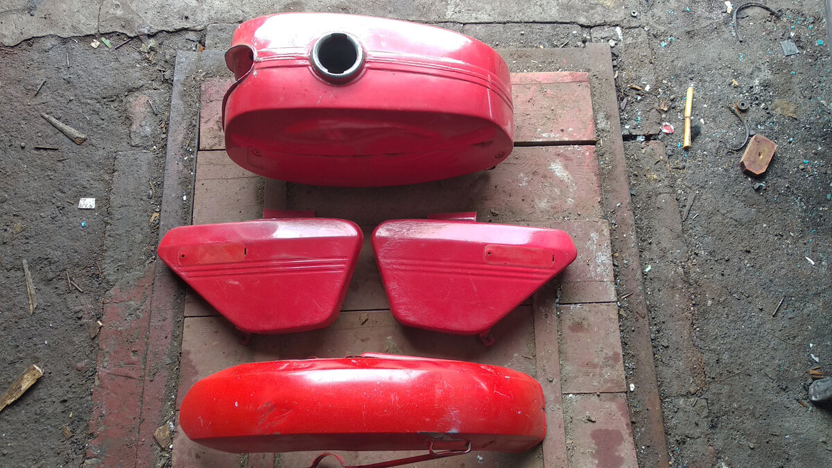 готовые к покраске детали.