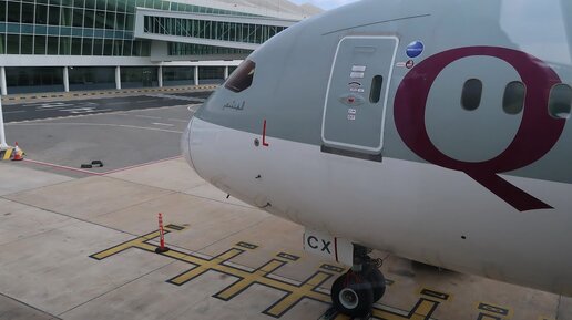 Boeing 787-8 Dreamliner а/к Qatar Airways, рейс Доха - Дар-эс-Салам