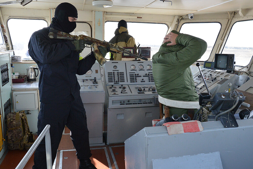 Захват корабля может выглядеть и так