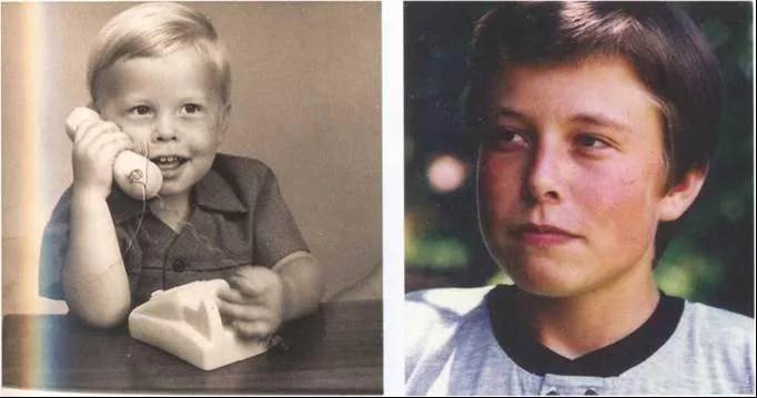Илон Маск - детские фотографии