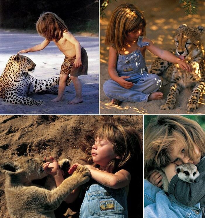 Все детство она контактировала с разнообразными зверями, которые принимали ее в свой круг. Кстати, когда она выросла это прошло. Сейчас девушка живет совершенно обычной жизнью - никаким заклинателем животных она не стала. Произошел выход из эгрегора. Фото из открытого источника. 