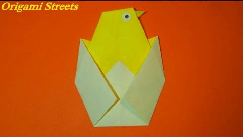 Оригами Цыплёнок