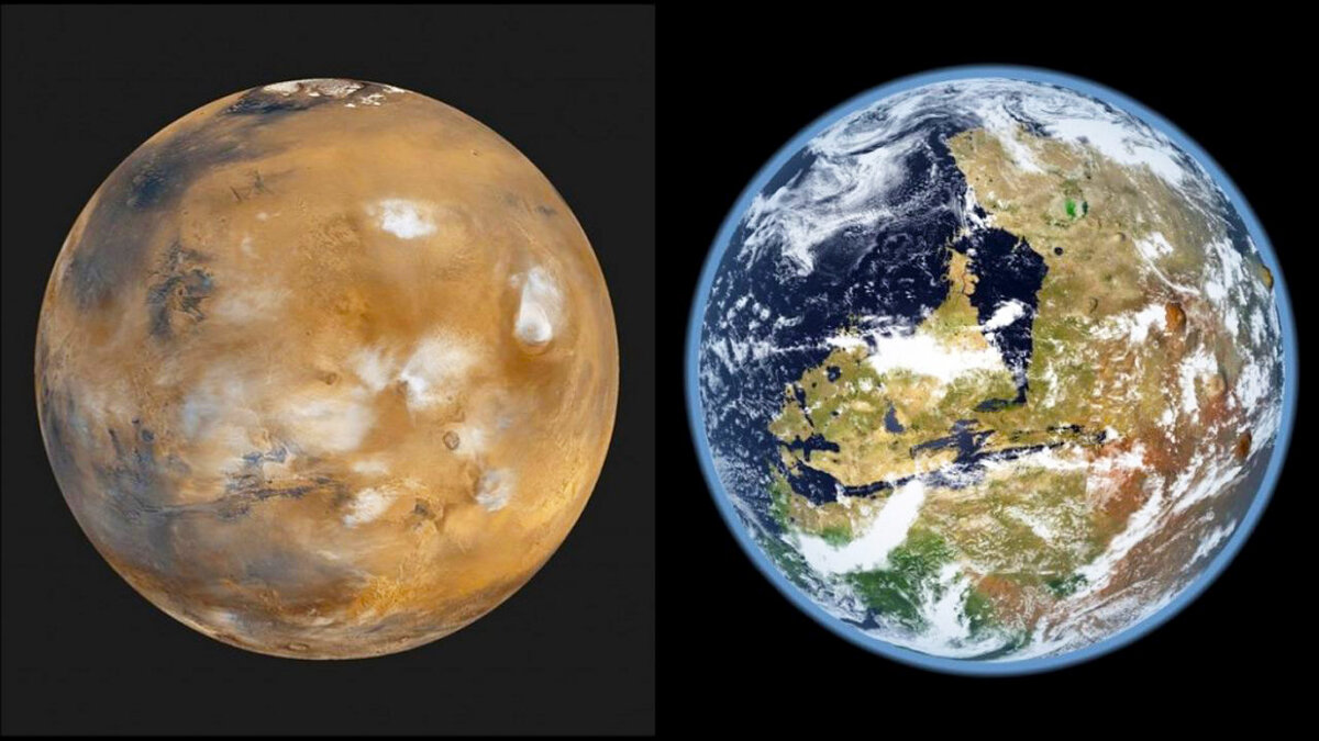 Как выглядит марс с земли фото