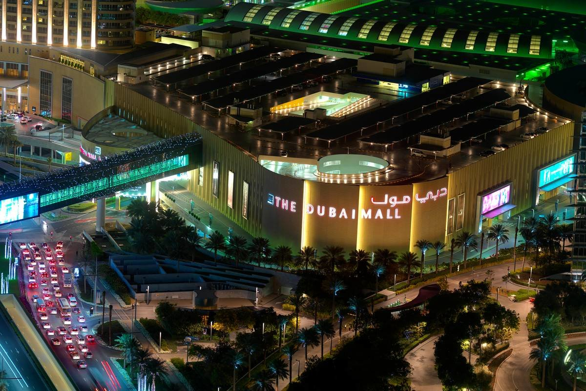Dubai Mall, самый большой ТЦ.