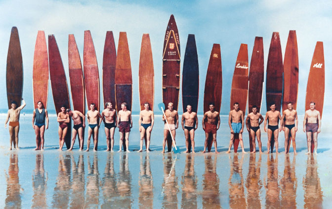  Beach Boys surfing и их доски, 1960 г.