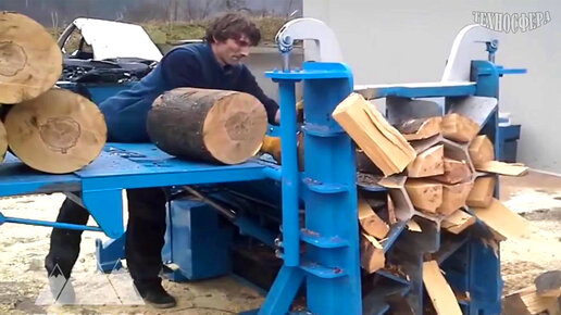 Самодельный станок для пилки дров сделанный из мотокосы