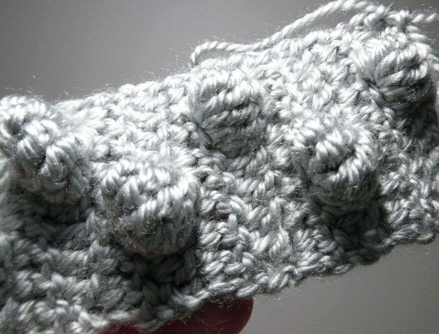 "Шишечки" крючком