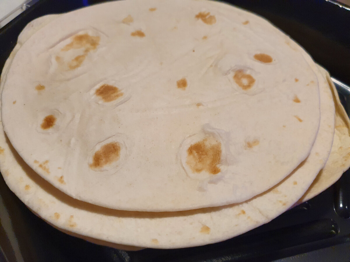 Мягкие свежие тортильи